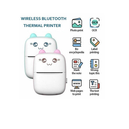 Mini Impresora Portatil Gatito